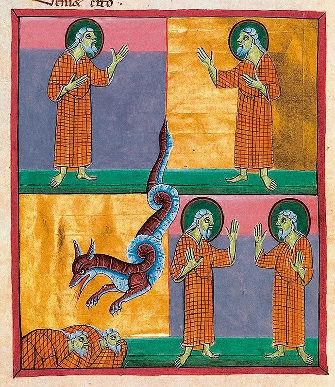 Евангелистарий и Откровение Ионна Богослова Апокалипсис Германия Райхенау - фото 74