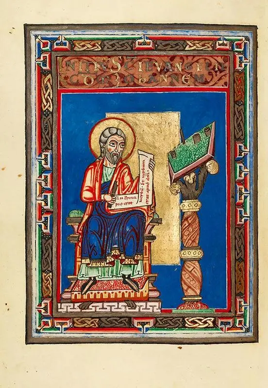 Евангелистарий Германия Хельмарсхаузен Около 11201140 Безголовая - фото 149