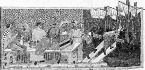 Рис 60 Старинная миниатюра из кодекса Benoit de SainteMaure Le Roman de la - фото 60