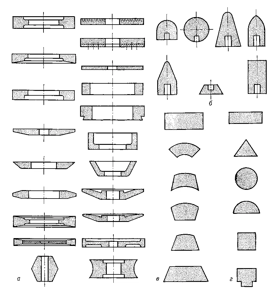 Рис 1 Жёсткие абразивные инструменты а шлифовальные круги б - фото 34