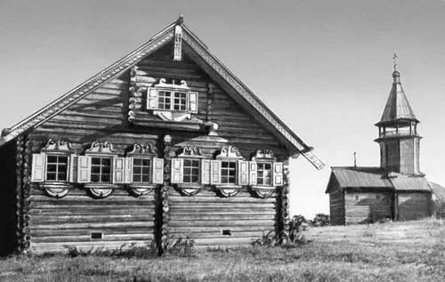 Деревянная архитектура Дом Сергеева из деревни Логморучей Карельской АССР - фото 232
