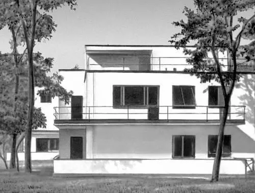 Дессау Дом преподавателей Баухауза 1926 Архитектор В Гропиус Дессау - фото 281