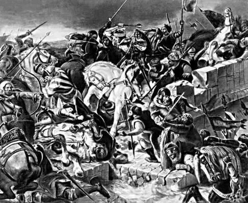 Батальный жанр Э Делакруа Битва при Тайбуре 1837 Национальный музей - фото 103