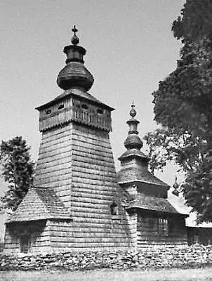Деревянная архитектура Костёл в Поврожнике Польша 1643 Деревянная - фото 243