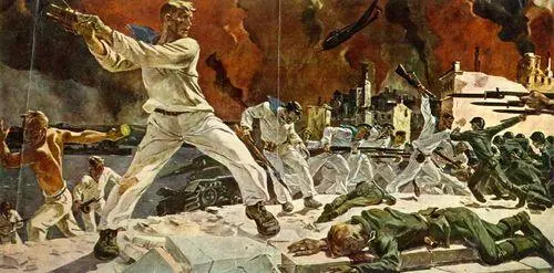 Батальный жанр А А Дейнека Оборона Севастополя 1942 Русский музей - фото 66