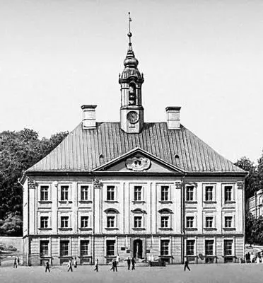 Тарту Ратуша ныне горсовет 1789 Архитектор Ю Г Б Вальтер Тартус - фото 356