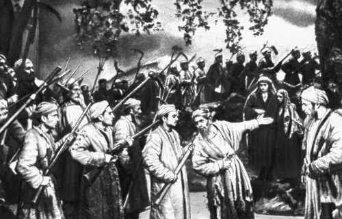 Сцена из оперы Восстание Восе С А Баласаняна Таджикский театр оперы и - фото 131