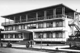 Таджикская ССР Л Е Воробёв Гостиница в Ленинабаде 1972 Таджикская ССР - фото 135