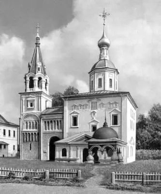 Боголюбово Дворцовая церковь 12 в 1751 переход и лестничная башня 12 - фото 22