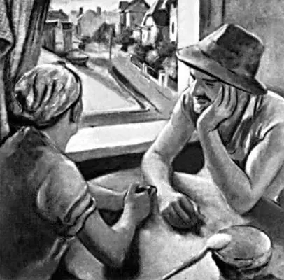 Болгария Н Балкански Семья рабочего 1936 Национальная художественная - фото 152