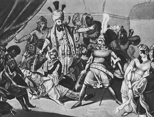 Сцена из оперы Оберон К М Вебера Мюнхенская опера Ок 1835 Э - фото 313