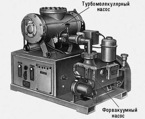 Рис 5б Установка турбомолекулярного насоса с форвакуумным механическим - фото 130
