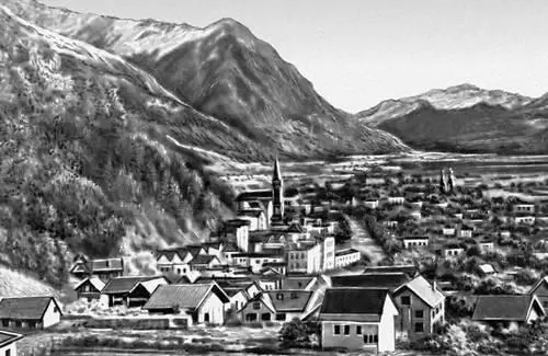 Вадуц Общий вид города Вадье Марк Гийом Альбер ВадьеVadier Марк Гийом - фото 67