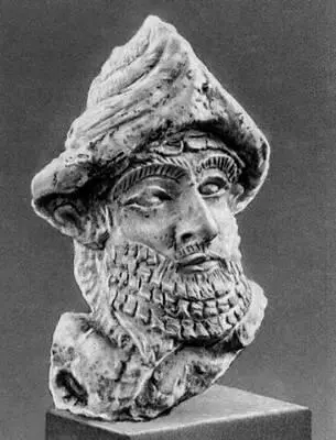 Голова божества из Лагаша Терракота 23 в до н э Лувр Париж - фото 33