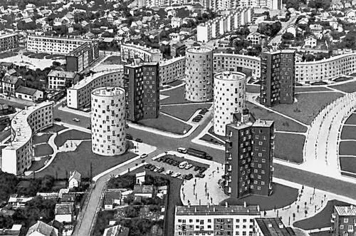 Париж Жилой комплекс ЛАбрёвуар в северовосточном пригороде Бобиньи 1959 - фото 54