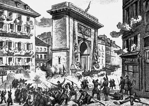 Июньское восстание 1848 Современная литография Франция В долине Шамони у - фото 100
