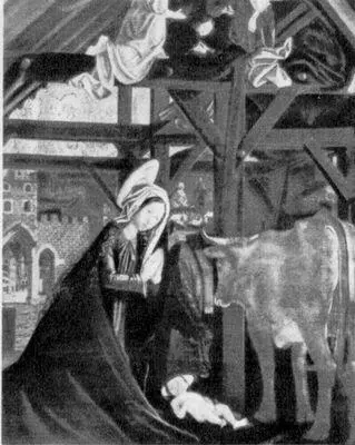 М Пахер Рождество Фрагмент алтаря св Вольфганга 1471 81 Церковь в - фото 176