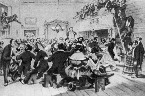 С Т Гилл Бал в Балларате Акварель 1854 Частное собрание Сидней - фото 133