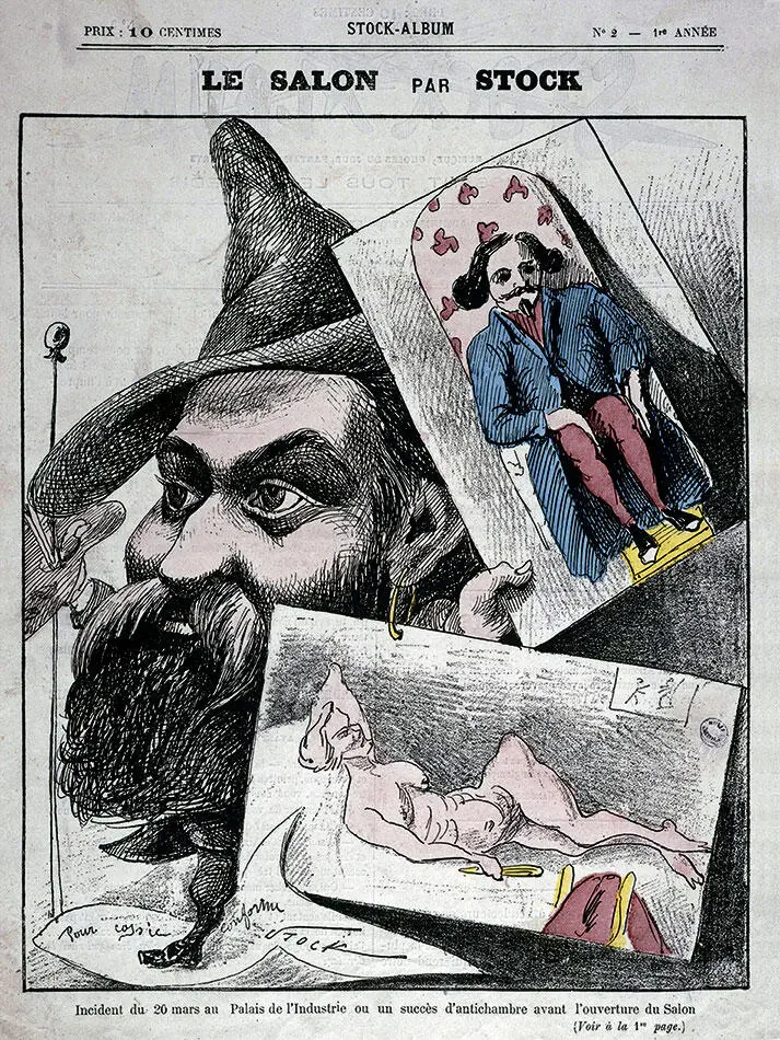 24 Карикатура из Альбома Стока 1870 25 Камиль Писсарро Портрет Поля - фото 67