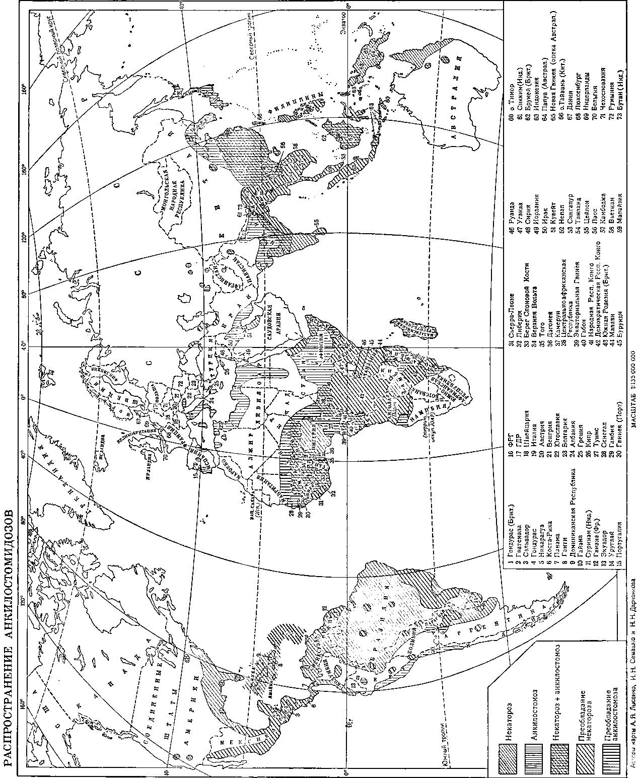 Распространение анкилостомидозов Анкилостомиды - фото 204