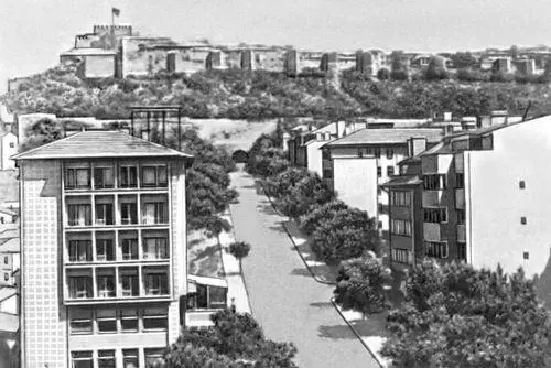 Анкара Вид на цитадель Анкара Памятник Кемалю Ататюрку на проспекте - фото 199