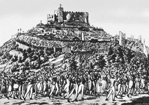 Гамбахское празднество 27 мая 1832 Гравюра 19 в Фридрих Энгельс на - фото 32