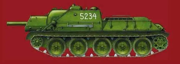 СУ122 средняя советская самоходноартиллерийская установка разработанная в - фото 653