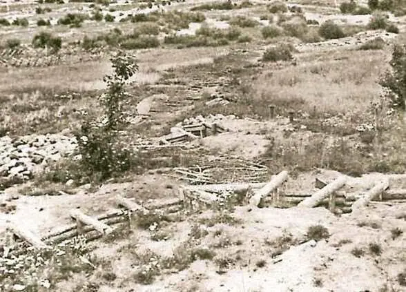 Японские окопы Маньчжурия август 1945 г Захваченные войсками 1го - фото 1004