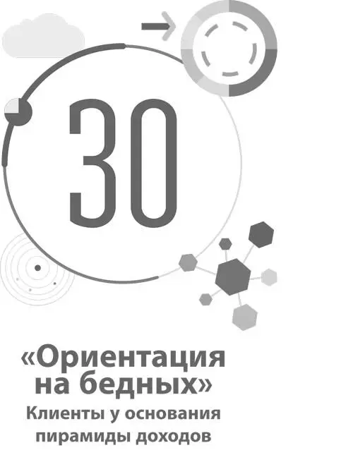 30 Ориентация на бедных Клиенты у основания пирамиды доходов Шаблон - фото 110