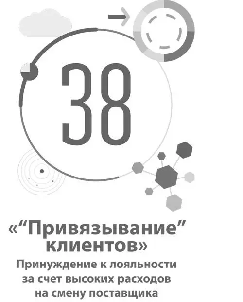 38 Привязывание клиентов Принуждение к лояльности за счет высоких расходов - фото 134