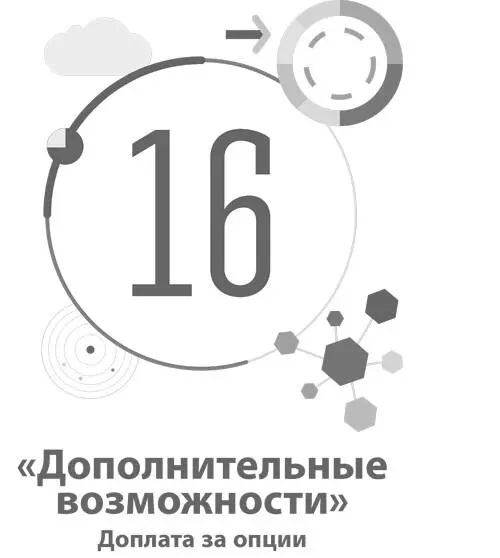 16 Дополнительные возможности Доплата за опции Шаблон В бизнесмодели - фото 68