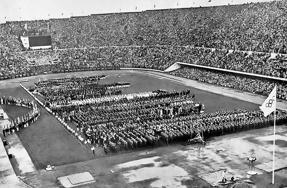 Открытие Олимпиады 1953го г Генерал Абакумов 194050е гг Андрей Жданов - фото 35