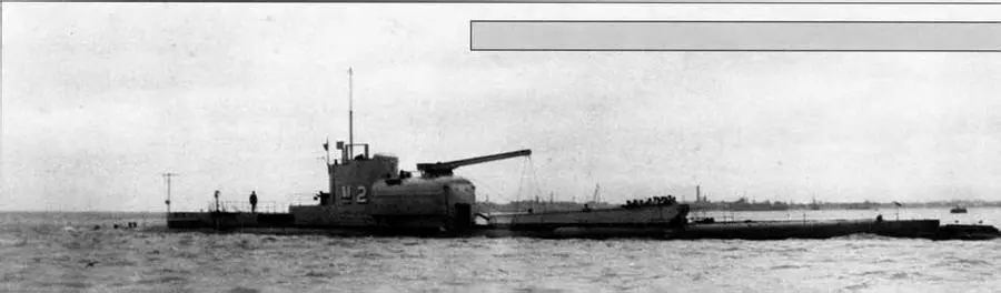 М2 вскоре после впереоборудования в подводный авианосец М2 с самолетом - фото 117