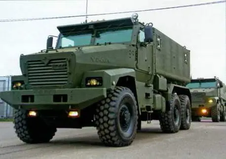 Защищенный автомобиль Урал63095 ТайфунУ 6x6 Боевая машина ЗРПК 96К6 - фото 11