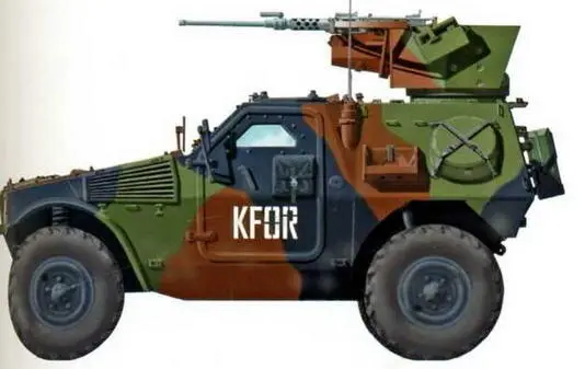 Бронеавтомобиль VBL из состава сил KFOR с 127мм пулеметом М2НВ на турели - фото 128