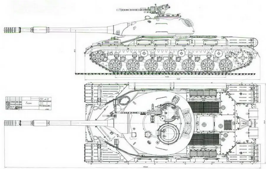 Общий вид танка Т10М Объект 272 выпуска 1959 г копия заводского - фото 150