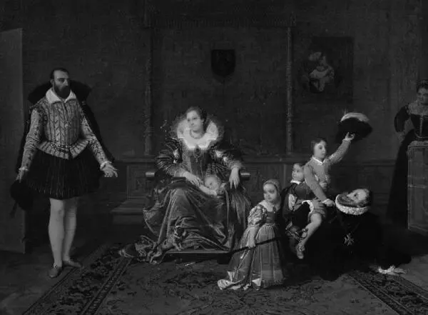 Жан Огюст Доминик Энгр Генрих Четвертый принимает испанского посла 1817 г - фото 18