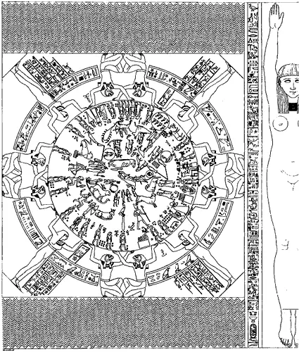Рис 218 Прорисовка Круглого Зодиака сделанная художниками египетской - фото 96