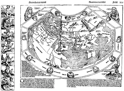 Рис 548 Карта мира Шеделя якобы 1493 года Видно что в конце XV века - фото 252