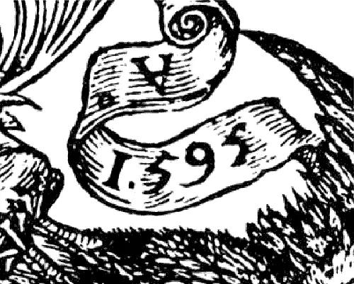 Рис 671 Фрагмент с датой I597 год Взято из 35 с 30 5 С - фото 328