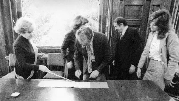 Свадьба во Дворце бракосочетаний Москва 13 сентября 1977 г Микеланжело - фото 33