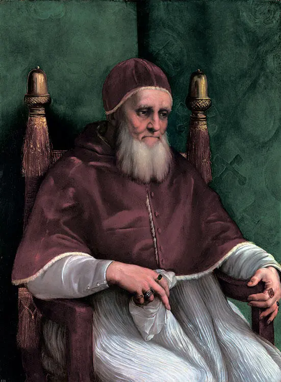 Рафаэль Санти Портрет Папы Юлия II 1511 Лондонская национальная галерея - фото 105