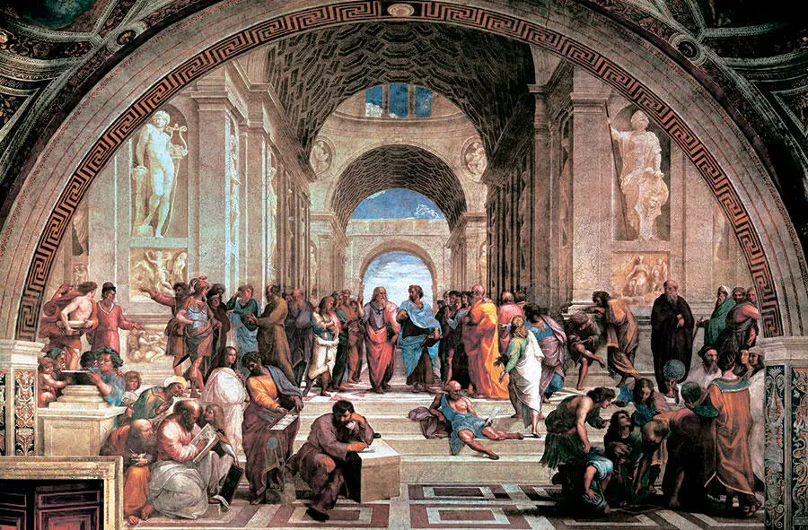 Рафаэль Санти Афинская школа 15091511 Станца делла Сеньятура Ватикан - фото 113