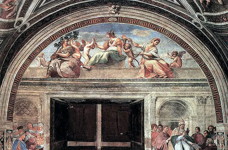 Рафаэль Санти Добродетель 15091511 Станца делла Сеньятура Ватикан Рафаэль - фото 116