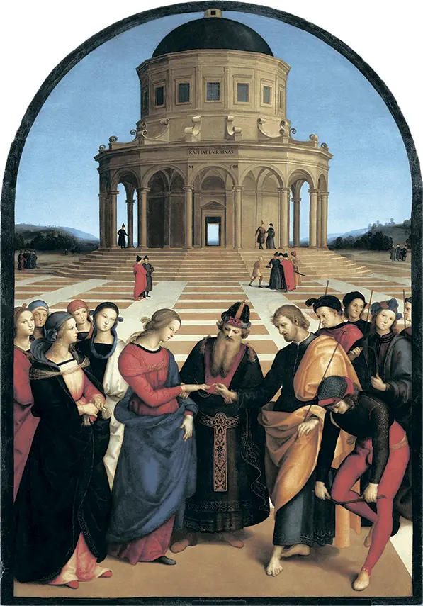 Рафаэль Санти Обручение Девы Марии 1504 Брера Милан Рафаэль Санти - фото 117
