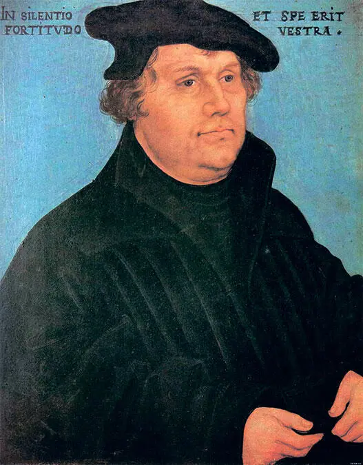 Лукас Кранах Старший Портрет Мартина Лютера 1532 Музей города Регенсбург - фото 122