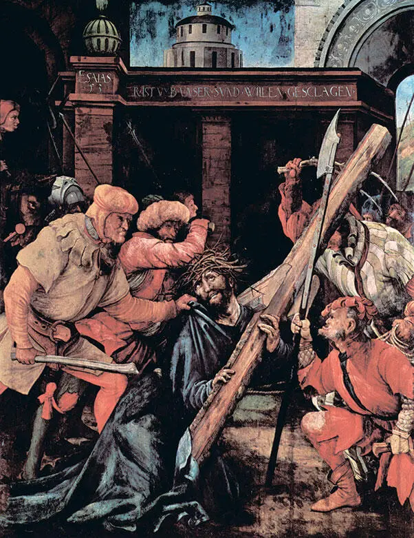 Маттиас Грюневальд Христос упавший под тяжестью креста 1524 Государственный - фото 135