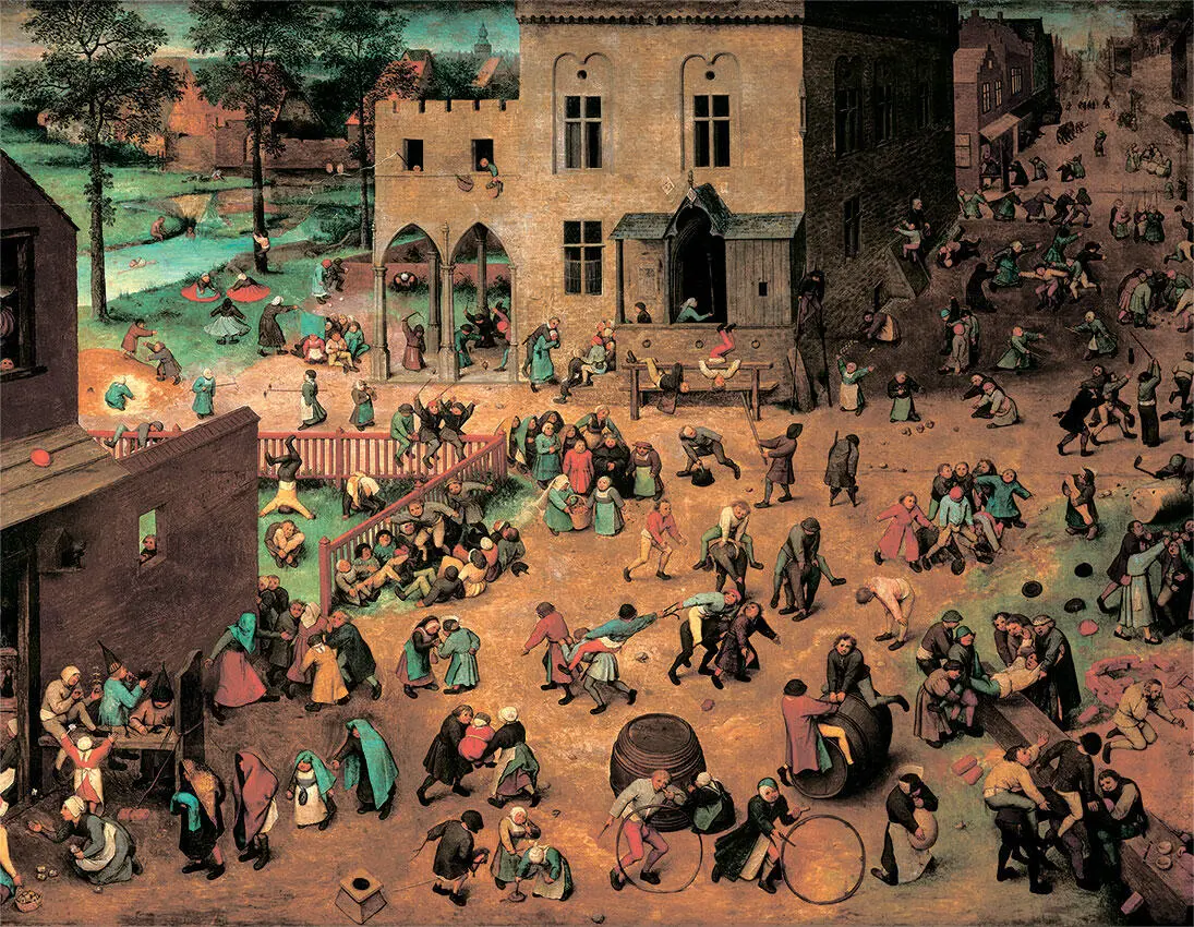 Питер Брейгель Старший Игры детей 15591560 Музей истории искусств Вена - фото 145