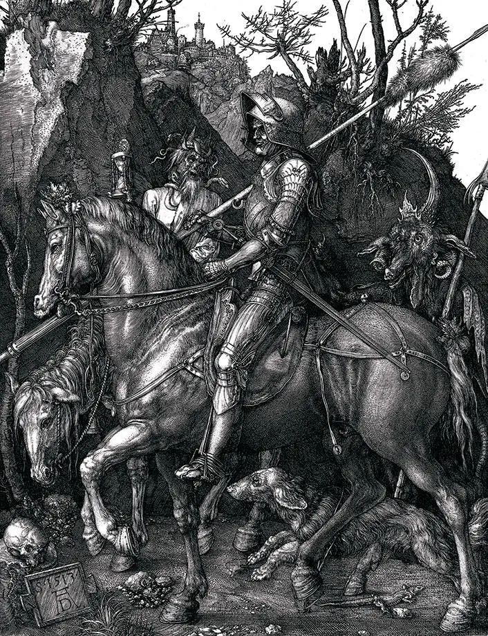 Альбрехт Дюрер Рыцарь смерть и дьявол 1513 Кабинет гравюр и рисунков - фото 147