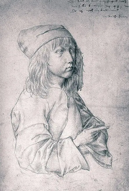 Альбрехт Дюрер Автопортрет в 13 лет 1484 Галерея Альбертина Вена Альбрехт - фото 153
